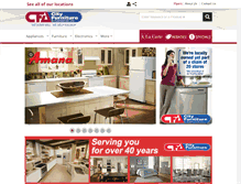 Tablet Screenshot of cityfurniture.ca
