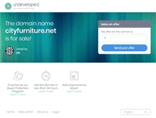 Tablet Screenshot of cityfurniture.net